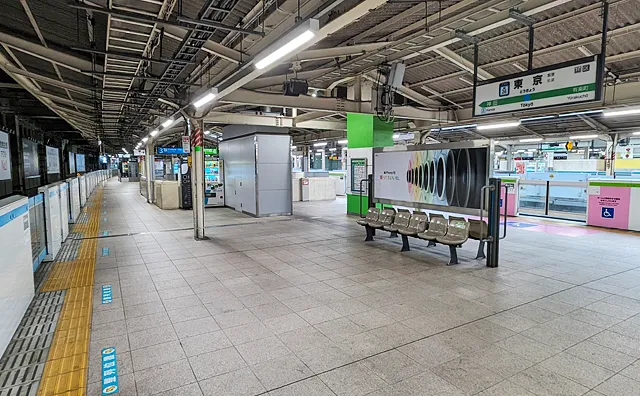 京浜東北線の3番線ホーム