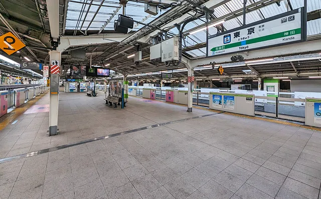 京浜東北線の6番線ホーム