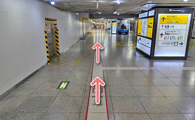 階段から55秒ほど直進