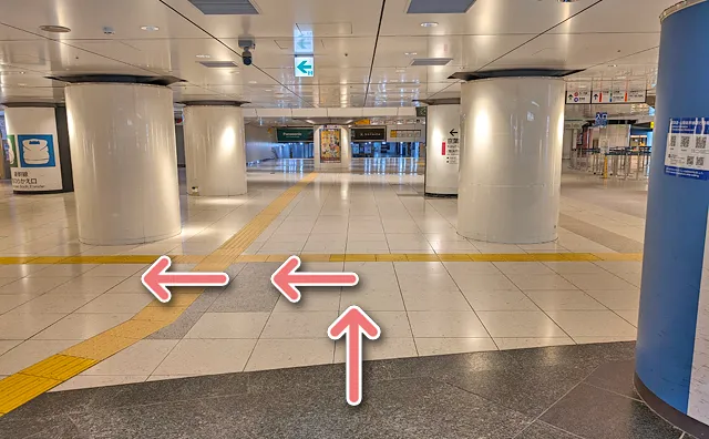 すぐに左折します