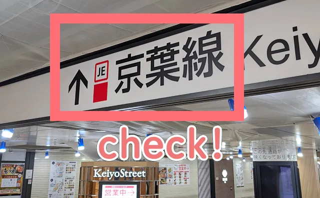 入口の案内のアップ