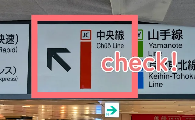中央線の案内